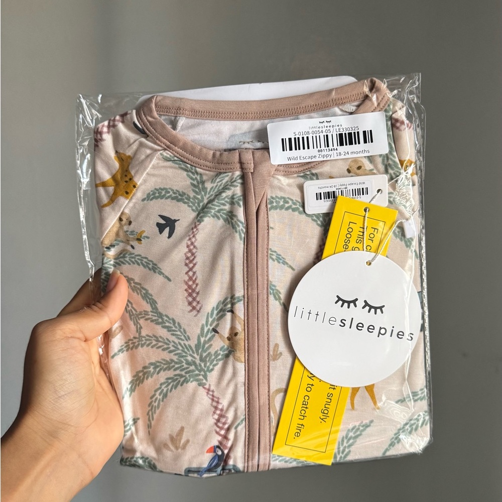 NWT | Little Sleepies Wild Escape Zippy Pajamas